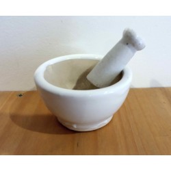 Ceramic mortar and pestle