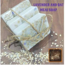 Lavender and oatmeal soap